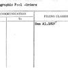 Stenographic Pool - Orders