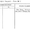 Stenographic Request - Form OM 3