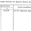 Stenographic Service for Special Events Section