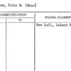 Stenshaw, Elsie M. (Miss)