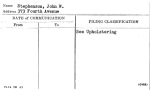 Stephenson, John W.