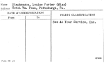 Stephenson, Louise Porter (Miss)