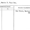 Stern, Marion R. Fund Inc.
