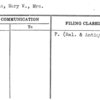Stevens, Mary W., Mrs.