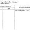 Stevens, Robert T. (Pres.)
