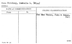 Stickney, Isabelle L. (Miss)