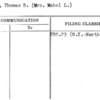 Stoel, Thomas B. (Mrs. Mabel L.)