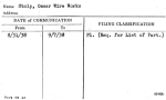 Stolp, Oscar Wire Works