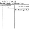 Stone, Florence A. (Miss)
