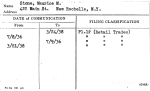 Stone, Maurice M.