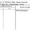 Stone, T. Elliott (Mrs. Annie Laurie)