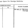 Storage Space for Foreign Exhibits