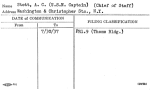 Stott, A.C. (U.S.N. Captain) (Chief of Staff)