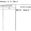 Strassburger, R.B. (Mrs.)