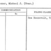Strassner, Michael J. (Pres.)
