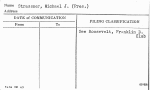 Strassner, Michael J. (Pres.)