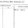 Stratton, William (Mrs. Katharine H.)