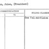 Strauss, Jules, (President)