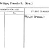 Strawbridge, Francis R. (Mrs.)