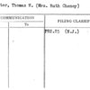 Streeter, Thomas W. (Mrs. Ruth Cheney)