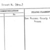 Strong, Ernest M. (Mrs.)
