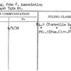 Strong, John J. Association