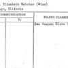 Stubbs, Elizabeth Webster (Miss)