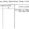 Studies, Plans, Regulations, Forms, & Data
