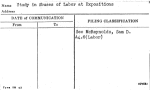 Study in Abuses of Labor at Expositions