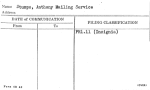 Stumpo, Anthony Mailing Service