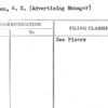 Stuttman, H.S. (Advertising Manager)