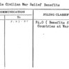 Suamelle Civilian War Relief Benefits
