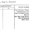 Suavet, Henry E. (Colonel)