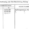 Sub-Advertising and Sub-Exhibiting Policy
