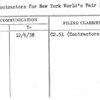 Sub-Contractors for New York World's Fair 1939 Inc.