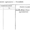 Sub-Exhibit Agreements - Procedure