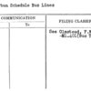 Suburban Schedule Bus Lines