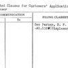 Suggested Clauses for Customers' Applications for Displamor