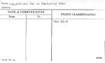 Suggestions for an Emergency Crew