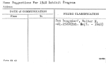 Suggestions For 1940 Exhibit Program