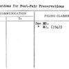 Suggestions for Post-Fair Preservations