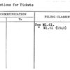 Suggestions for Tickets
