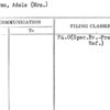 Sullivan, Adele (Mrs.)