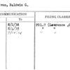Sullivan, Baldwin G.