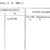Sullivan, C.O. (Mrs.)