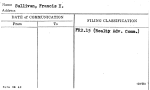 Sullivan, Francis X.