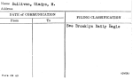 Sullivan, Gladys, M.