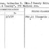 Sullivan, Katharine R. (Mrs.) Beauty Editor