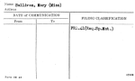 Sullivan, Mary (Miss)