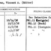 Sullivan, Vincent A. (Editor)